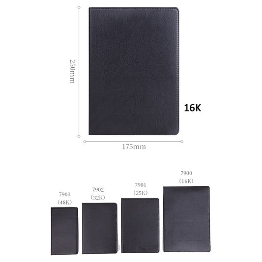 Deli 25K 80 Pages Business Office Notebook Leather Student Stationery Notes