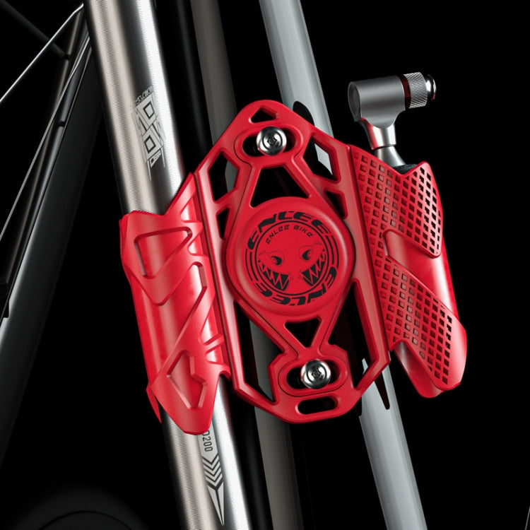 For AirTag 2nd Gen / AirTag 1st Gen ENLEE E-F231 Bicycle Tracker Hidden Localizer For Road Bike Multifunctional Anti-Theft Bracket(Pink)