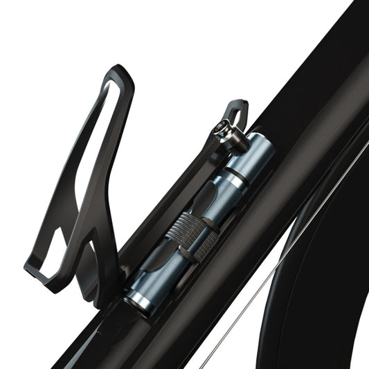 ENLEE ED200 Pompe à vélo portable avec valve américaine et française pour usage domestique (titane)