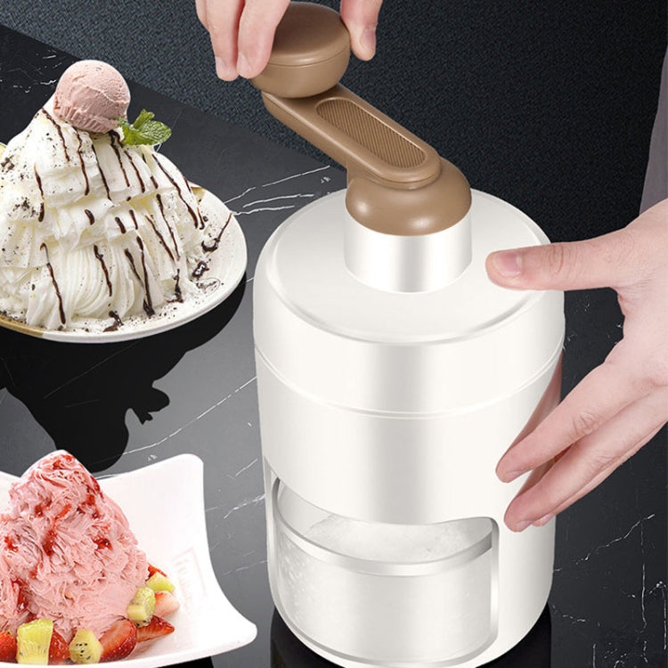 Kacheeg Small Home Ice Shaving Machine Hand-Cranked Ice Crusher, Model: Ice Shaver+Frozen Mold