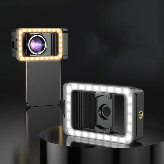 APEXEL Multifunctional Fill Light Phone Clip With 1/4 Inch & M17 M37 Thread Tnterface APL-FL.23