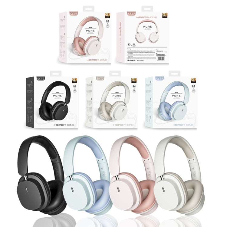 SOYTO SY-T2 Noise Reduction Bluetooth Headset Wireless Game Headset(Pink)