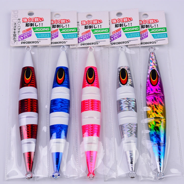 PROBEROS F125 Jogging Steelhead Deep Sea Boat Fishing Lure Rapid Sinking Sea Fishing Fake Bait, Size: 30g(Color E)