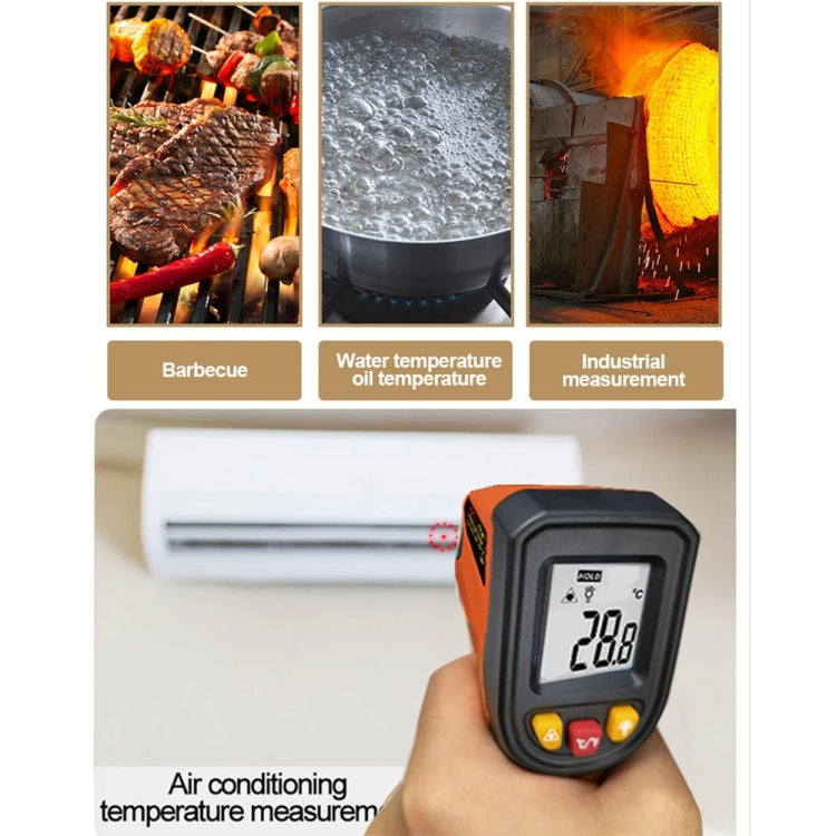 NJTY Digital Display High-Precision Infrared Thermometer For Bakery Kitchen Industry, Spec: T600