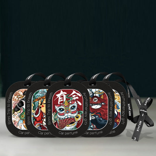BEN.JACK Car Deodorant Tablet Pendant Long-Lasting Light Fragrance(Random Fragrance Delivery)