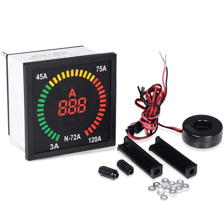 SINOTIMER N-72A AC Current Signal Indicator Square Turntable LED Digital Ammeter