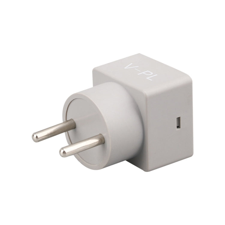 SINOTIMER V-PL Square Insert Type Household Digital AC Voltmeter EU Plug