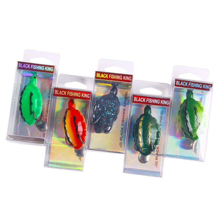 5colors /Set HENGJIA FO016 Lua Thunder Brogue Dummy Bait Turtle Sequins Fishing Bait, Size: 5.7cm 11.7g