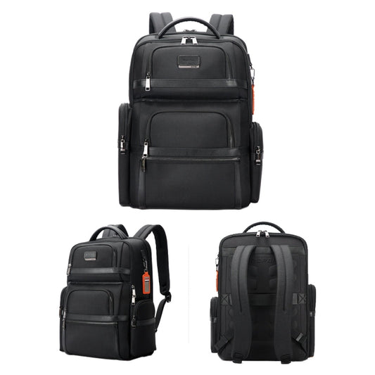 Bopai 61-121601 Large Capacity Waterproof Business Laptop Backpack With USB+Type-C Port(Black)
