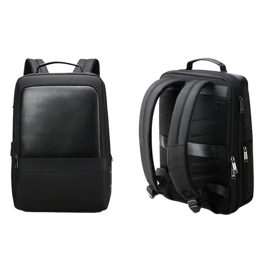Bopai 61-26111 Large Capacity Business Commuter Laptop Backpack With USB+Type-C Port(Black)