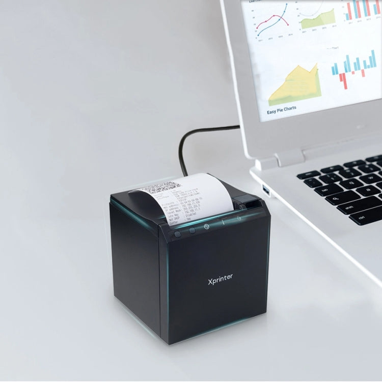 Xprinter XP-R330H 80mm Thermal Receipt Printer Sports Lottery Ticket Cashier Printer(EU Plug)