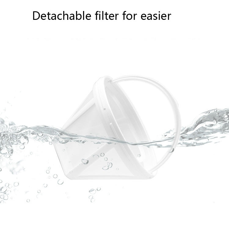 HOMEZEST 600W 0.65L Automatic Drip Coffee Maker with Glass Carafe 2-6 Cup Capacity(323 Black EU Plug)