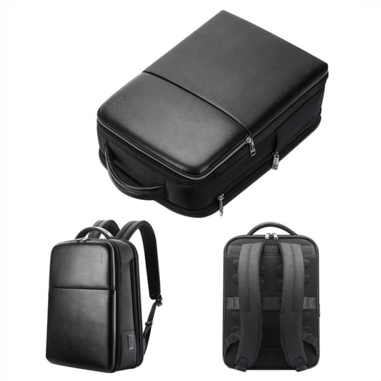 Bopai 61-18911 Large Capacity Waterproof Travel Laptop Backpack With USB+Type-C Port, Color: Deluxe
