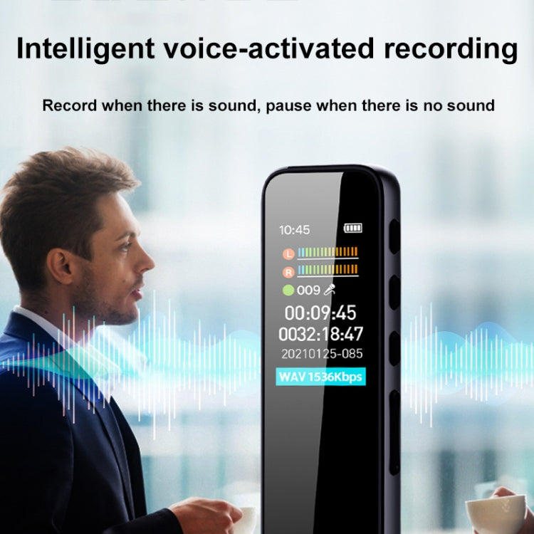 Mrobo RV18 0.96-Inch Color Screen Smart Noise Reduction Recording Pen, Capacity: 32GB(Flagship)