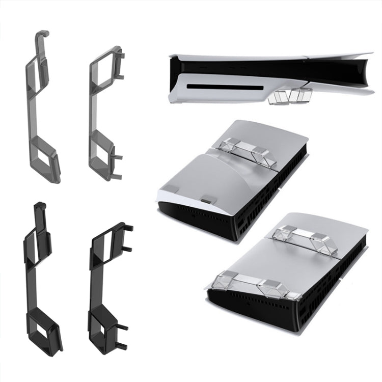 For Sony PS5 Slim DOBE TP5-3582 Game Console Horizontal Storage Holder(Black)