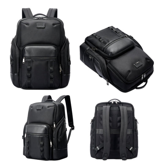 Bopai 61-123561 Large Capacity Business Trip Laptop Backpack(Black)