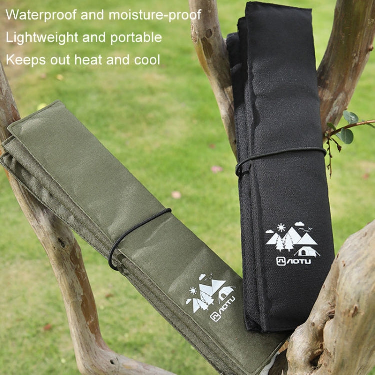 AOTU AT6225 Portable Waterproof Picnic Cushion Moisture-Proof Camping Cushion Thickened Outdoor Beach Travel Folding Small Cushion, Color: 4 Fold Army Green