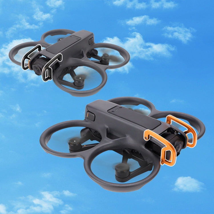 For DJI Avata 2 CQT Aluminum Alloy Drone Gimbal Lens Anti-collision Bumper(Black)