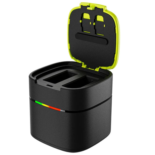 Boîtier de charge rapide TELESIN GP-FCK-B11 pour GoPro HERO12 Black / HERO11 Black / HERO10 Black / HERO9 Black (boîtier de charge unique)