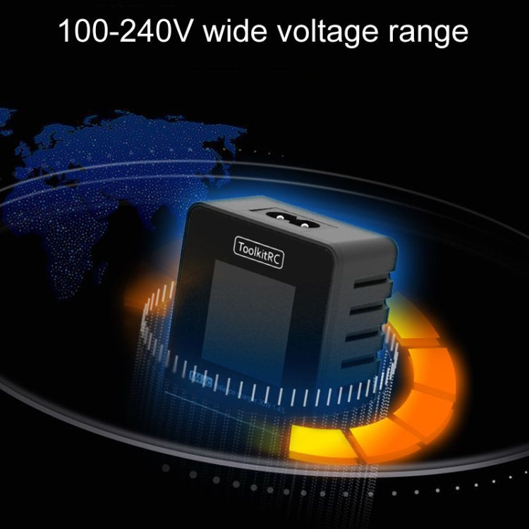 Chargeur équilibreur de batterie Li-Po ToolkitRC M4AC pour modèles réduits d'avions et de voitures (prise US)