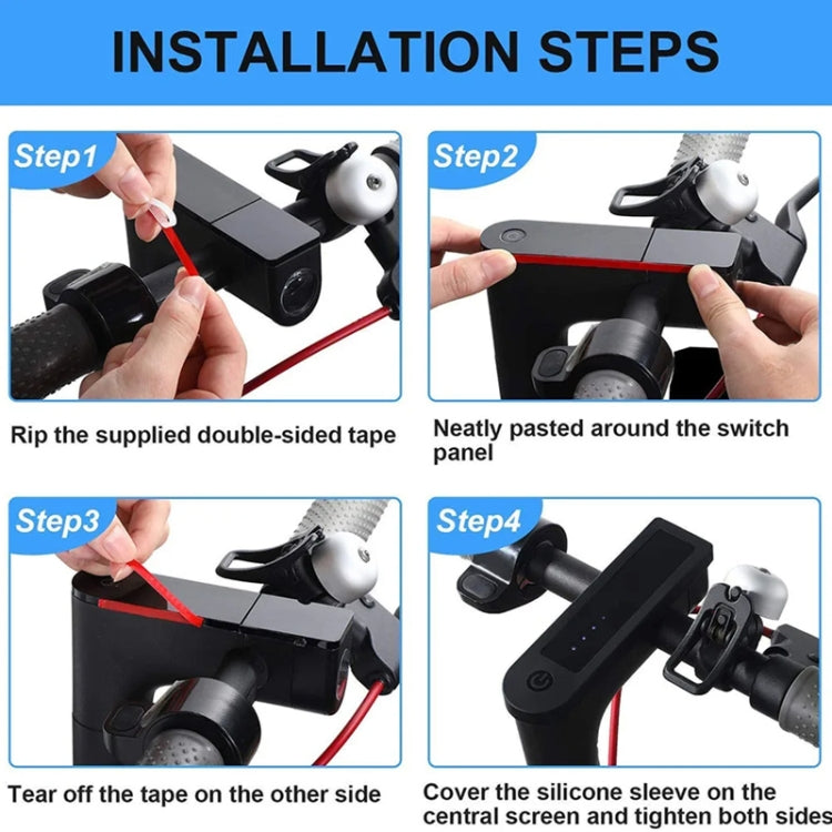 Pour Xiaomi M365 / Pro / 1S / Essential / Pro2 AIMITE Étui de protection étanche pour compteur de trottinette électrique (Bleu)