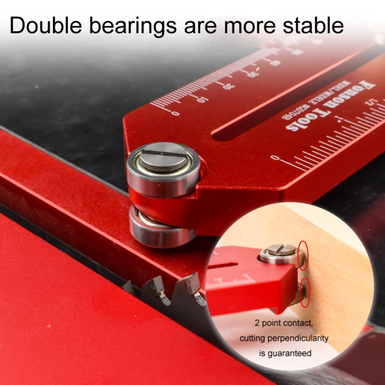 Butée de guidage Fonson pour coupe fine sur scie à table à rouleaux, modèle : GD704B