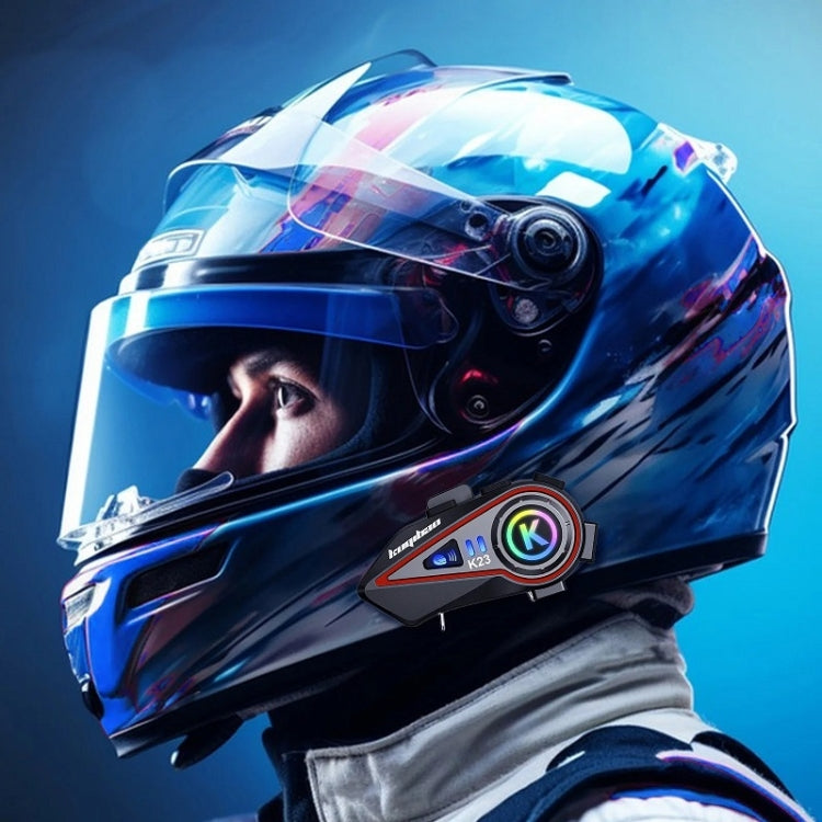 KUQIBAO Motorcycle Helmet Long-Lasting Bluetooth-compatible Headset With Light(Soft Microphone)