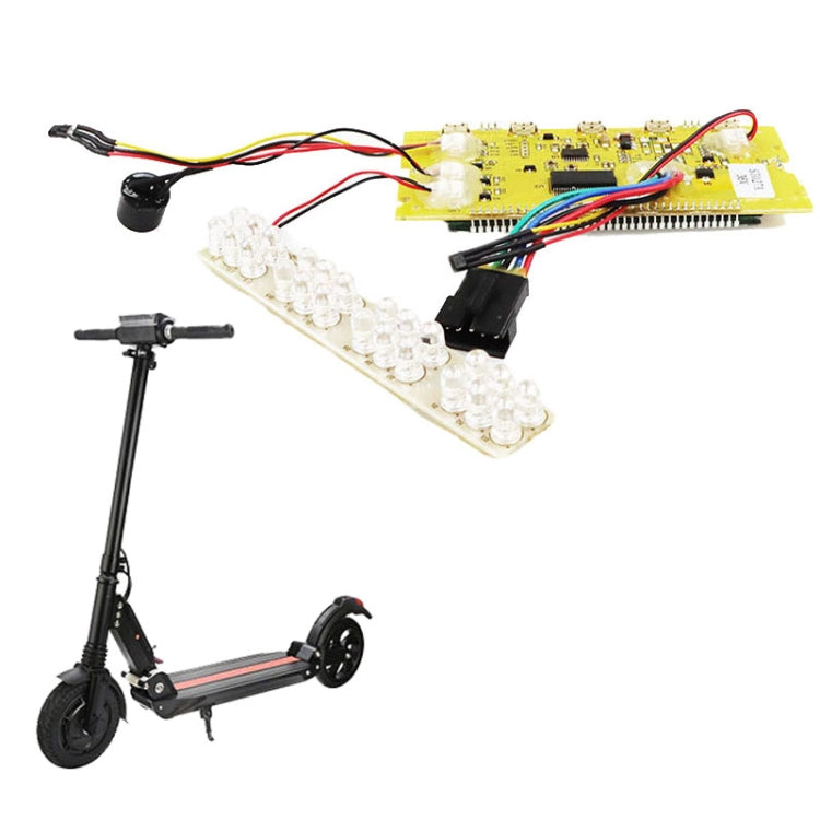 AIMITE Pour Trottinette Électrique KUGOO 8 Pouces 36V Accessoires d'Écran d'Affichage LED LCD