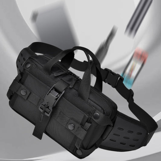 WEIXIER Y9580 Men Sports Waterproof Waist Pack Outdoor Crossbody Single Shoulder Cell Phone Bag(Gray)