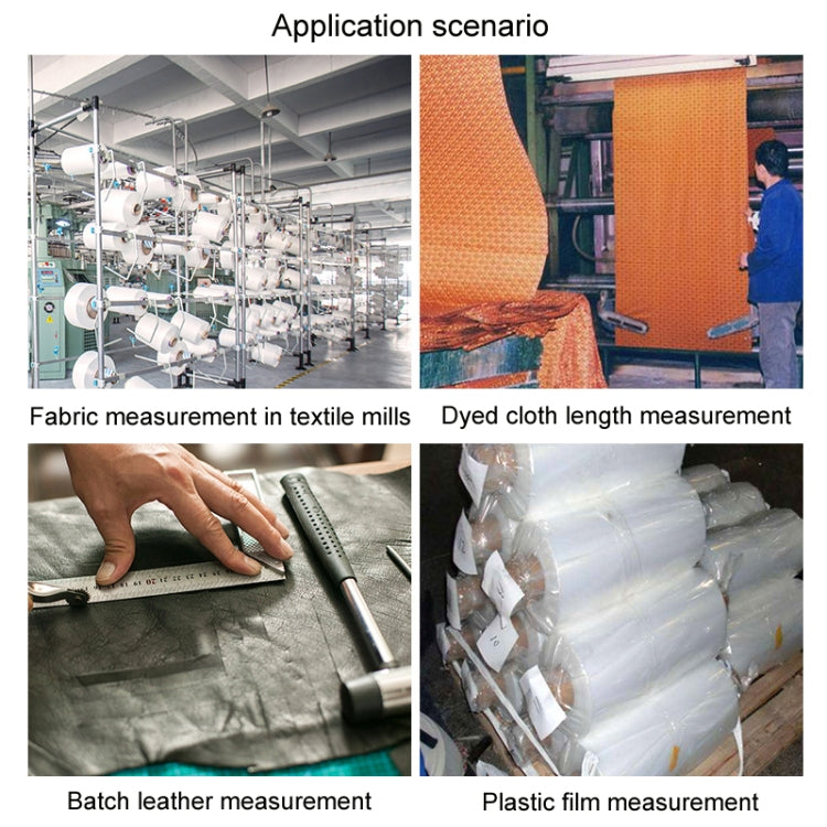 CNGyai High-Precision Mechanical Meter/Yard Counter For Roller-Type Textile Machines, Specification: JM316 Meter Counter + Hanging Board