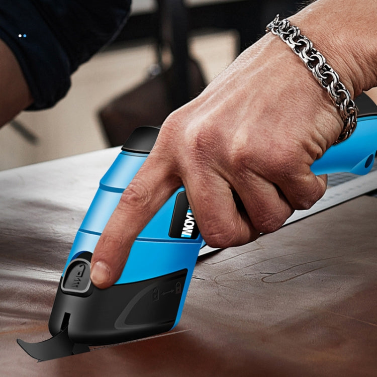 MOYI Electric Scissors Handheld Cloth Paper Box Cutting Tool, Specifications: Double Blade Plastic Box