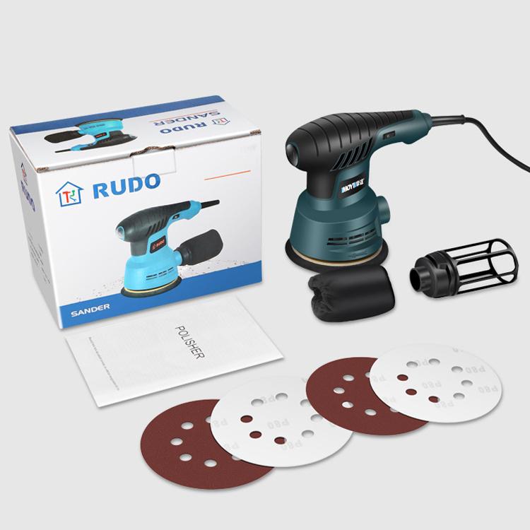 5pcs /Set AU Plug MOYI Small Polishing Sandpaper Machine Woodworking Electric Disc Sander