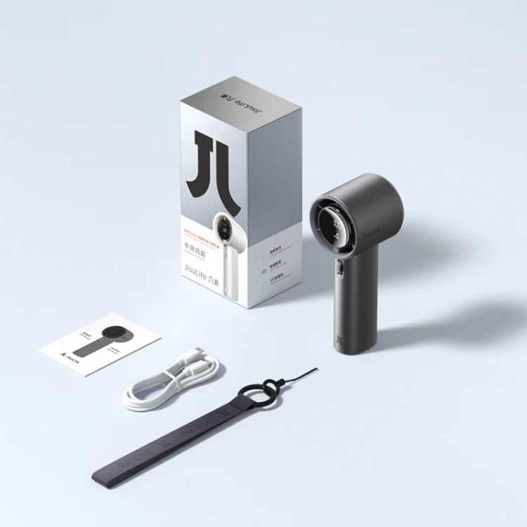 JisuLife FA53 Pro 1 High-speed Powerful Cooling Handheld Small Fan Mini Portable USB Rechargeable Desktop Fan(Dark Gray)