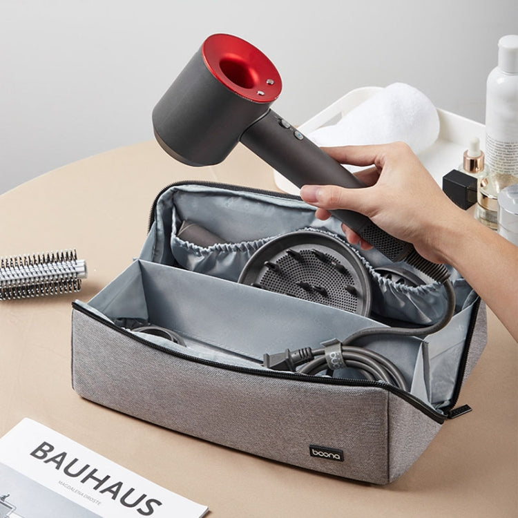 For Dyson Baona BN-DS010 Large Capacity Waterproof Hair Dryer Storage Bag(Black)