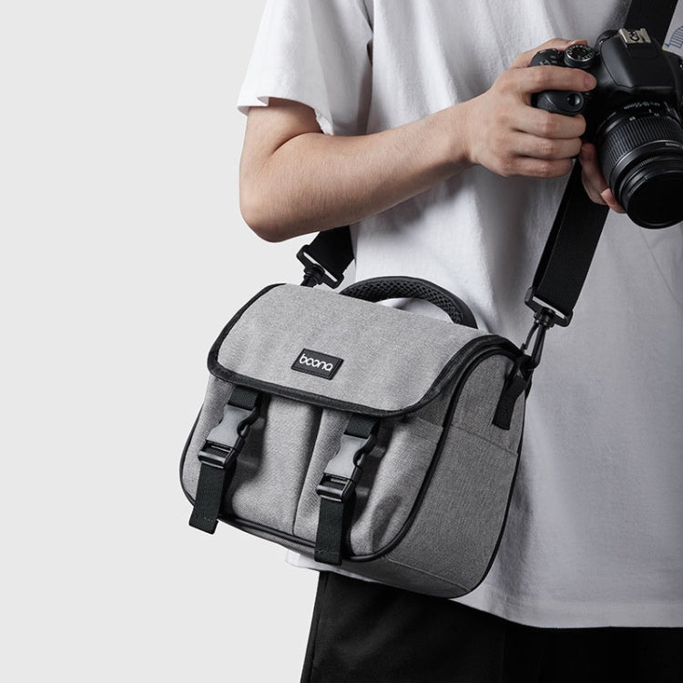 Baona BN-H017 Photography SLR / Micro Single Cross-Body Camera Storage Bag, Color: S Black
