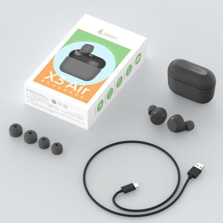 Edifier X3 Air Wireless Stereo Bluetooth Earphone Standard(Gray)