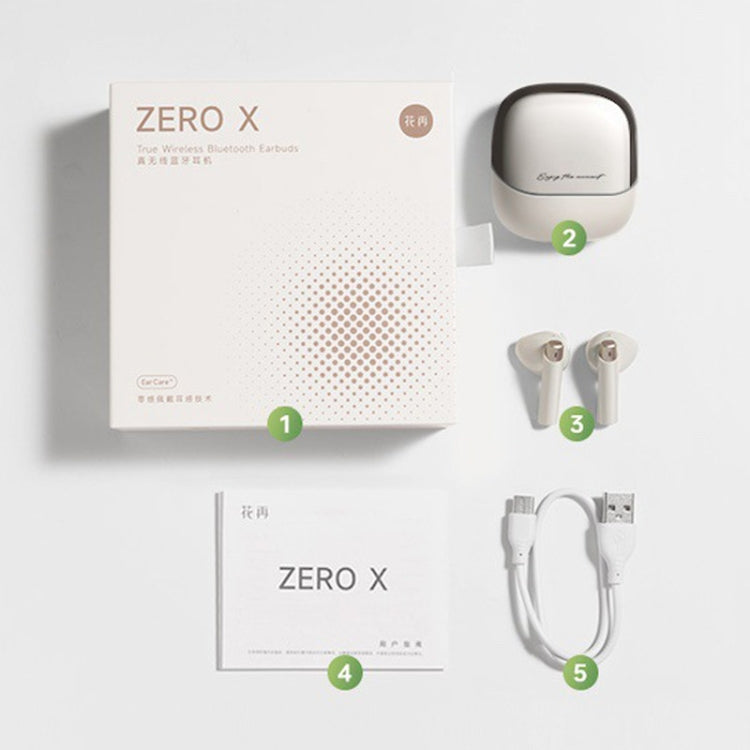 Edifier Huazai Zero X Wireless Noise Reduction Sports Bluetooth Earphones Standard(White)