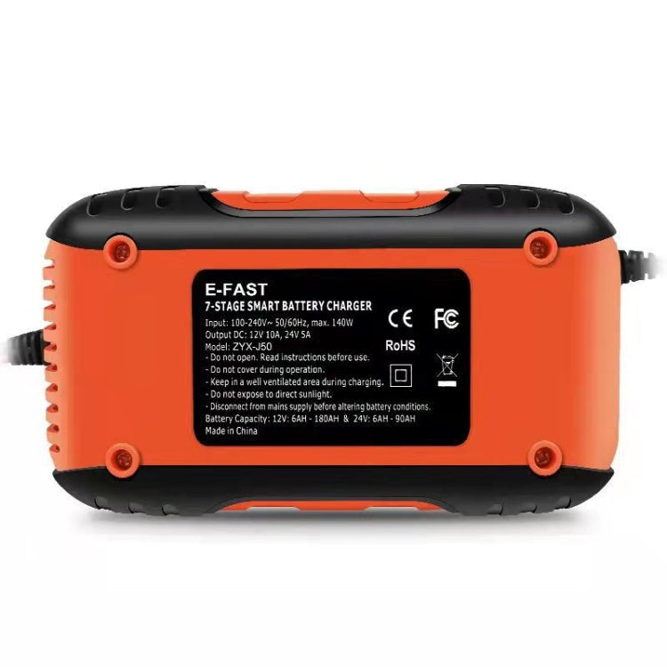 Chargeur de batterie de voiture/moto intelligent ANHTCzyx 12V/24V 6-180AH 7 étapes (prise AU)