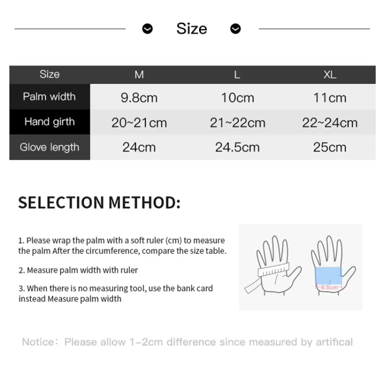 Kyncilor Waterproof Cycling Warm Gloves Two-finger Touch Screen Ultra-soft Velvet Outdoor Gloves, Size: XL(Black)