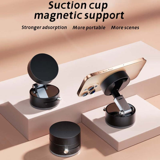 Support de navigation pour téléphone portable de voiture AIMITE P1 pliable à adsorption sous vide avec ventouse (noir)