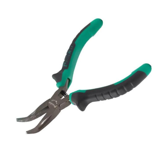 ProsKit PM-755 5 Inch Bent Nose Plier Small Curved Needle Cutting Pliers Wire Cutter
