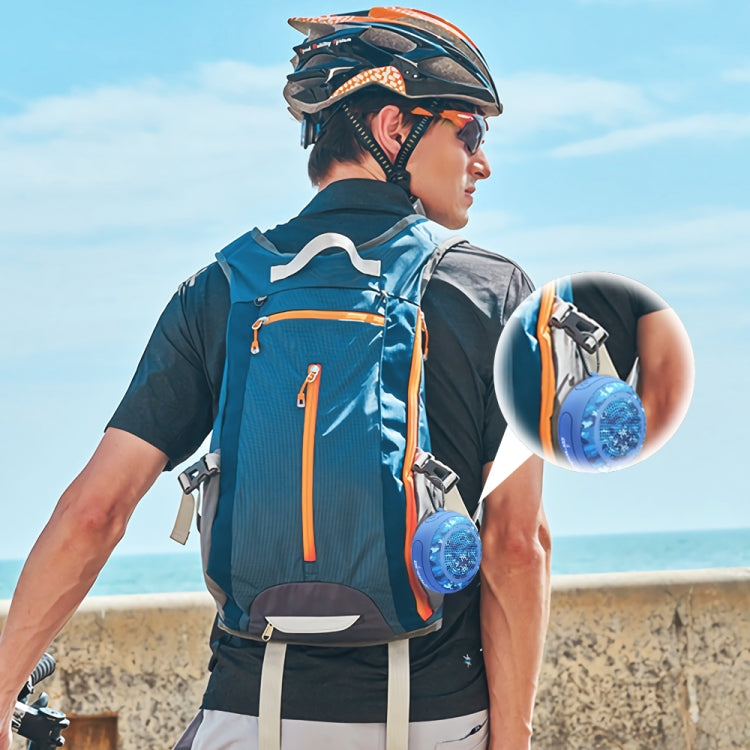 Cyboris IPX7 Waterproof Mini TWS Interconnected Water Floating Bluetooth Speaker(Blue)