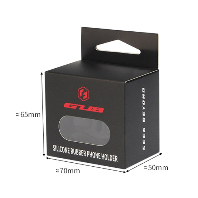 GUB P9 Bicycle Dragonfly Shape Silicone Phone Holder(Black)