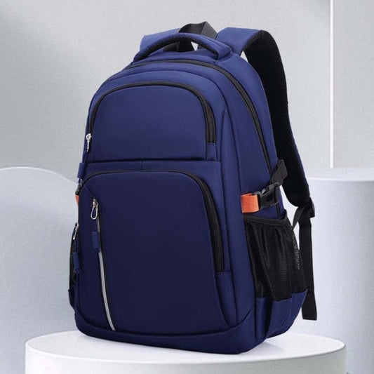 SKV B23344 Sac à dos pour ordinateur portable grande capacité pour hommes, sac à dos de voyage double épaule (bleu)