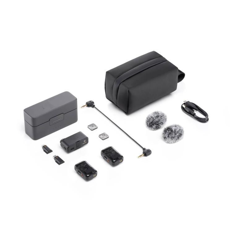 Original 2 TX + 1 RX + Charging Case For DJI Mic 2