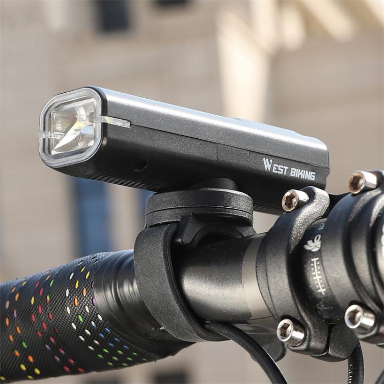 WEST BIKING Bicycle Waterproof TYPE-C Rechargeable High-Brightness Headlight, Style: Digital Battery Display