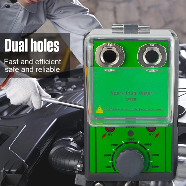 Testeur de diagnostic de bougies d'allumage double trou automobile DUOYI (prise UE)