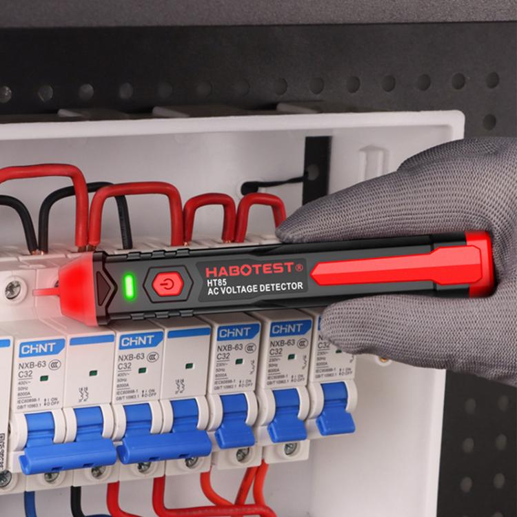 HABOTEST HT85 Non-Contact Electricity Tester AC Voltage Detector(Black Red)