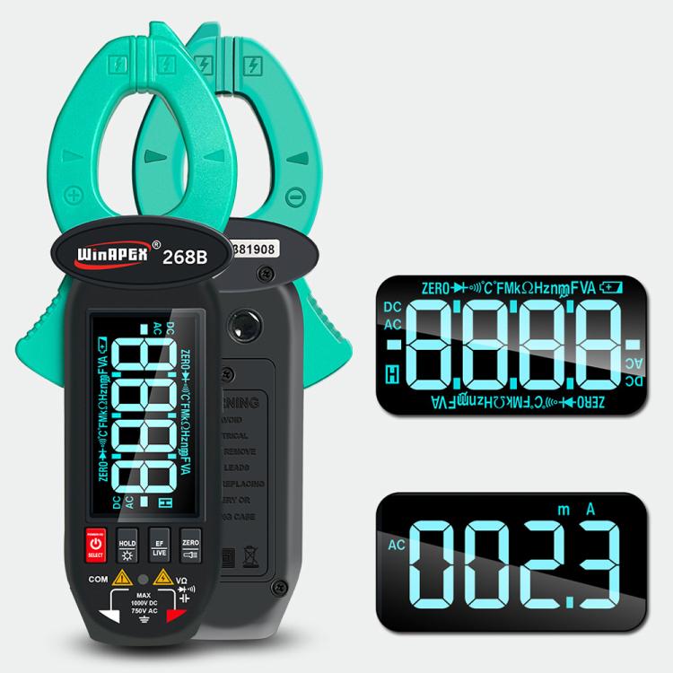 WINAPEX Clamp Meter High-precision AC / DC Voltage and Current Meter(268B)