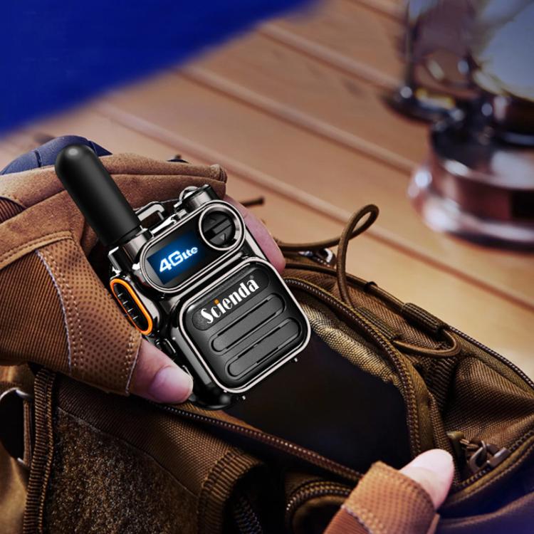 Scienda G388 Global-PTT 4G Two-way Wireless Walkie-talkie Portable Remote Communicator(Bronze)